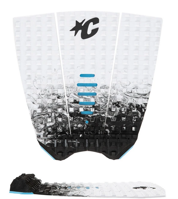 Creatures of Leisure  Mick Fanning Signature Traction Pad white fade black