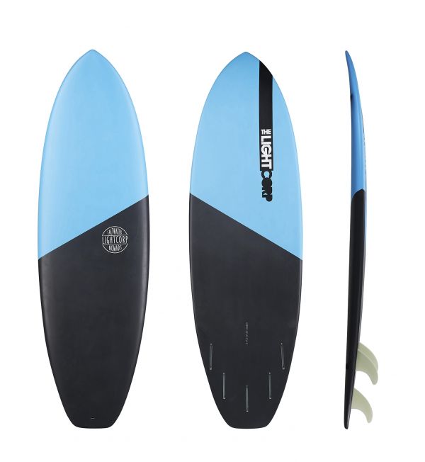 Light Surfboards NEW  The Hybrid 5.10 Black Blue