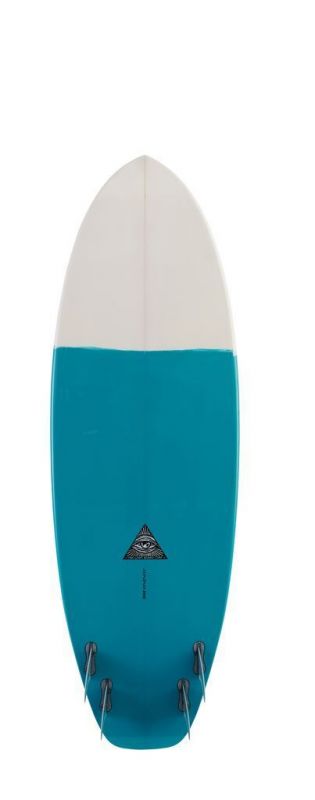 Light Surfboard Bomb 5.7 Resin Tint White / Blue