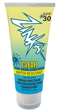 Zinka Clear Sunscreen SPF 30 Water Resistant Sunscreen 84g
